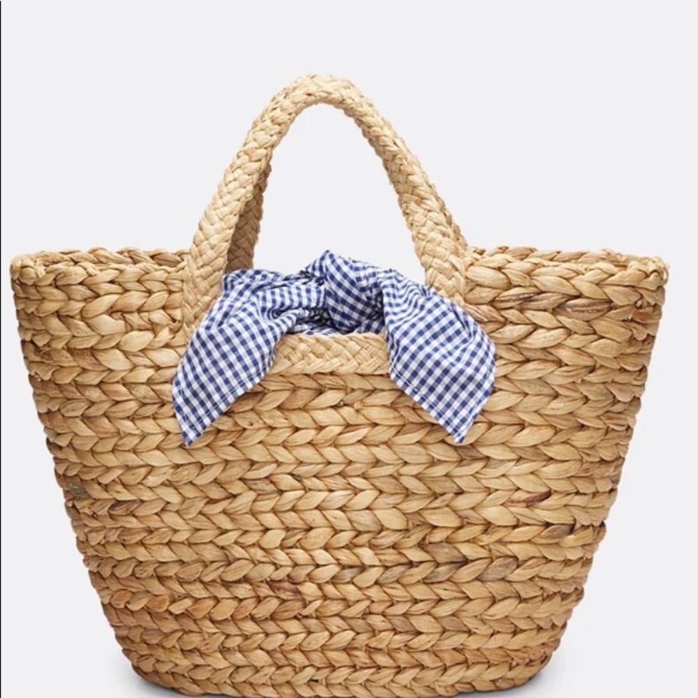 Draper James straw purse